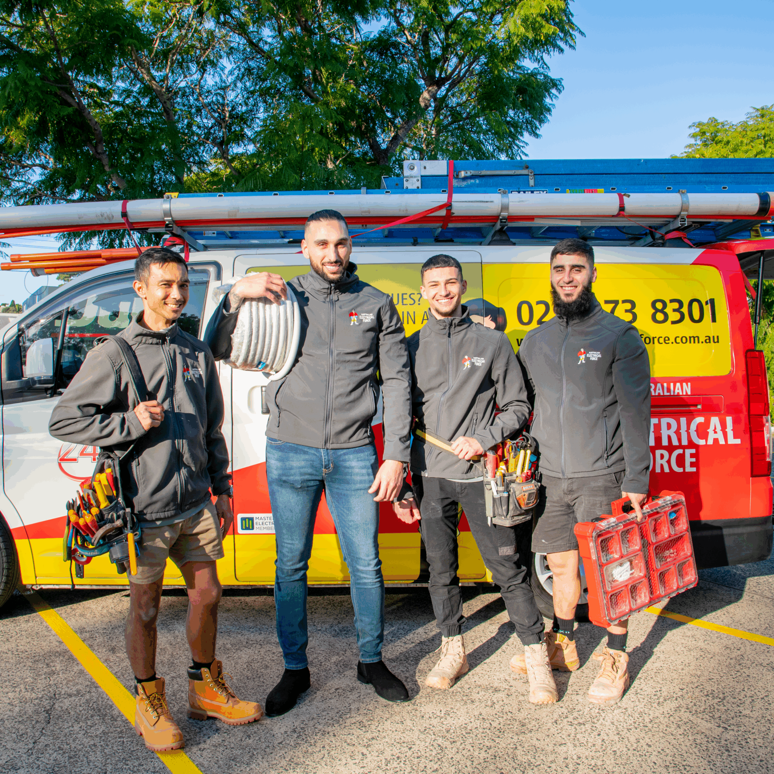 Australian Electrical Force electricians