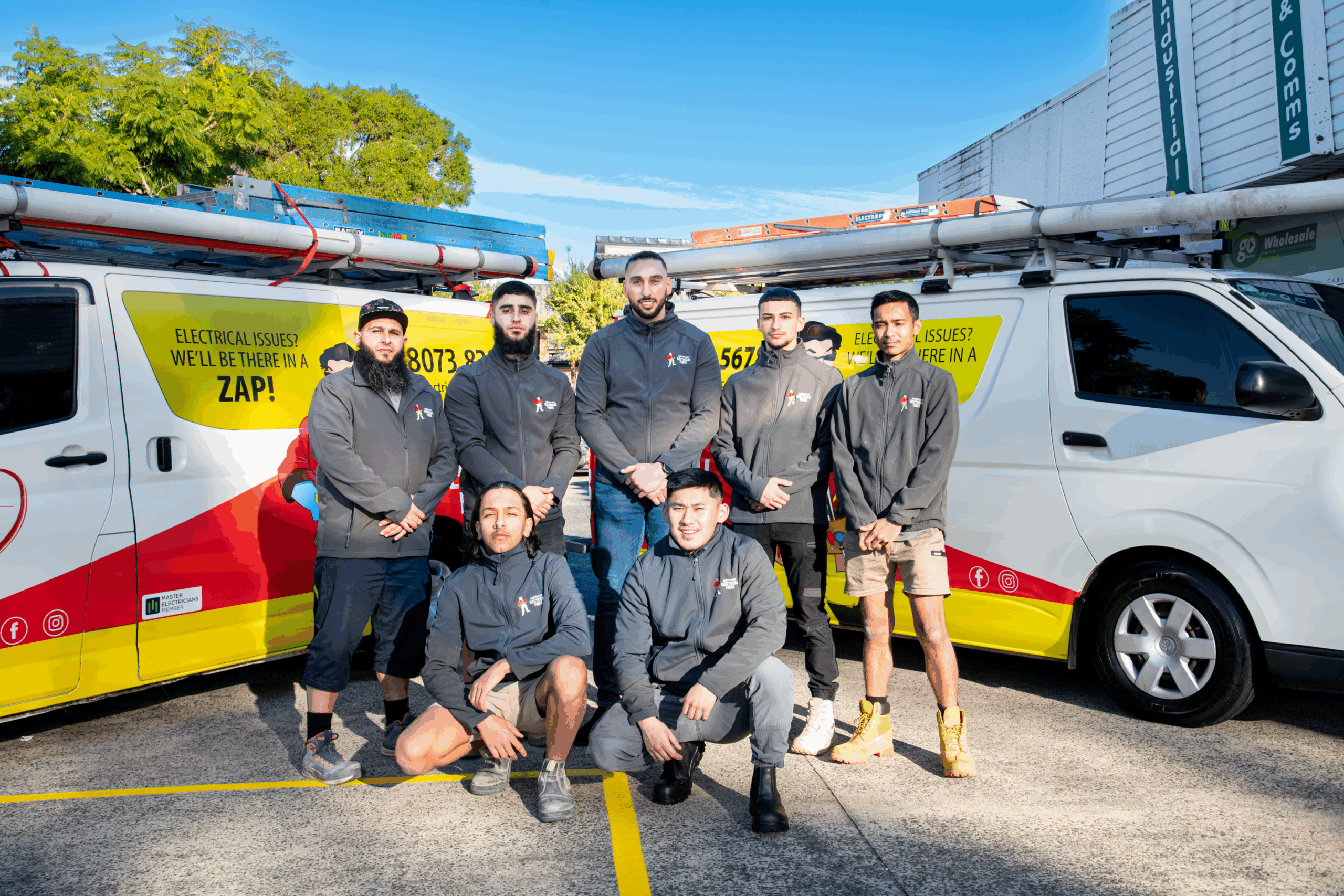 Australian Electrical Force team